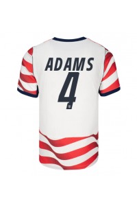 Yhdysvallat Tyler Adams #4 Jalkapallovaatteet Kotipaita MM-kisat 2026 Lyhythihainen